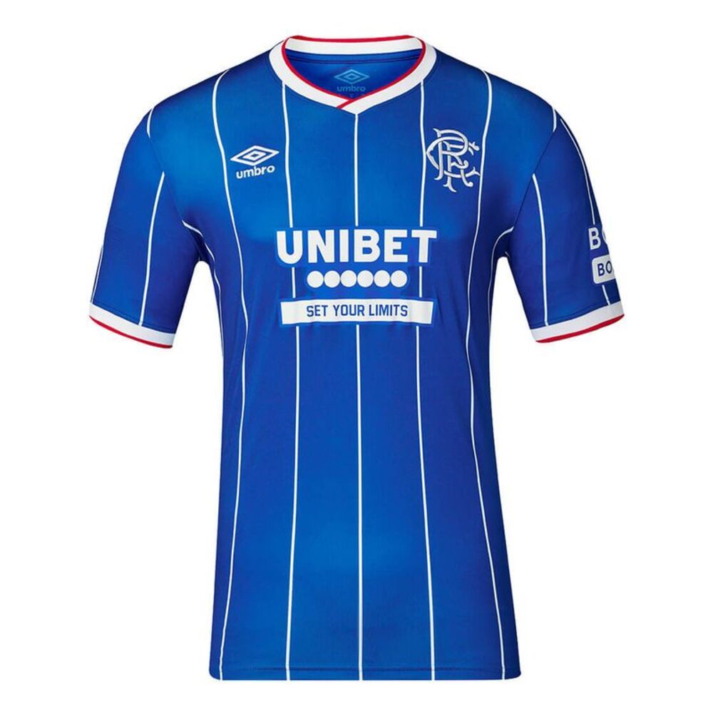 Umbro Mens Rangers FC T-Shirt / Blue/Red